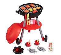 VEVOR Juego de Parrilla para Barbacoa de 28 Piezas Juego de Cocina de Plástico Juguetes para Niños con Sonido y Luz Juego de Parrilla Vertical Juego de Parrilla de Juguete para Niños de 3 a 5 años