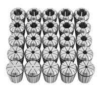 VEVOR Juego de Pinzas ER40 de 1/16-13/16 pulgada, Acero Aleado, 25 Piezas | Para Fresadoras CNC y Taladros, con TIR de 0,0008 pulgada, Alta Concentricidad, Mandril de Torno con Caja de Almacenamiento