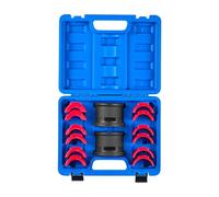 VEVOR Juego de Prensas para Cojinetes 14 Piezas, Incluye Bujes y Adaptadores, para la Instalación y Extracción de Bujes, Fabricado en Acero al Carbono con Estuche, para Mecánicos de Automóviles