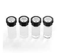 VEVOR Kit Completo de Solución de Calibración de Turbidez, 20/100/400/800 NTU, 20 ml Cada Uno, 4 uds, para Turbidímetro TN2000, Inserto Protector a Prueba de Golpes, Diseño de Botella Sellada