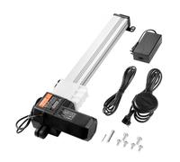 VEVOR Kit de Actuador Lineal Actuador de Movimiento Lineal de 330 mm 24 V Actuador Lineal de 14 mm/s 1000 N para Levantar TV, Mesa, Sofá, Protección IP44, Adaptador de Corriente Incluido
