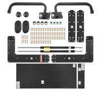 VEVOR Kit de Cama Plegable Tamaño Queen Kit de Hardware Mecánico para Cama de Pared Soporte de Marco de Cama Resistente con Palanca Neumática Ahorro de Espacio con Gabinete Plegable para Dormitorios