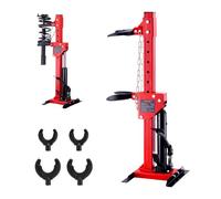 VEVOR Kit de Compresor de Resorte de Amortiguador para Automóvil Fuerza de Compresión 1T Carrera 320mm Tensor de Resorte Cilindro Hidráulico 4,5T Operación con Pie para Desmontar Resorte de Suspensión