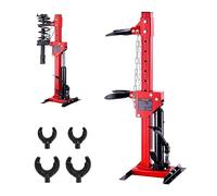 VEVOR Kit de Compresor de Resorte de Amortiguador para Automóvil Fuerza de Compresión 1T Carrera 320mm Tensor de Resorte Cilindro Hidráulico 4,5T Operación con Pie para Desmontar Resorte de Suspensión