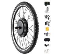 VEVOR Kit de Conversión de Bicicleta Eléctrica 1000 W, Kit de Motor de Cubo de Bicicleta Eléctrica de Rueda Delantera de 48 V con Controlador de Velocidad Mejorado, 420 RPM, 650 x 650 x 190 mm