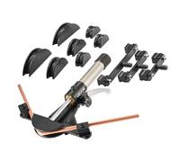 VEVOR Kit de Dobladora de Tubos Hidráulica de 6 a 22 mm, 90°, Avance/Retroceso, con 7 Matrices de Aleación de Aluminio, Refrigeración y Reparación de Automóviles (Del mismo color, Avance)