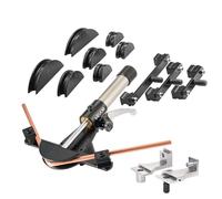 VEVOR Kit de Dobladora de Tubos Hidráulica de 6 a 22 mm, 90°, Avance/Retroceso, con 7 Matrices de Aleación de Aluminio, para HVAC, Aire Acondicionado, Refrigeración y Reparación de Automóviles