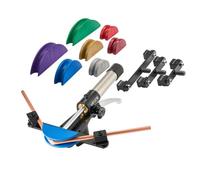 VEVOR Kit de Dobladora de Tubos Hidráulica de 6 a 22 mm, Curva de 90°, con Matrices de Aleación de Aluminio de 7 Colores, para HVAC, Aire Acondicionado, Refrigeración y Reparación de Automóviles