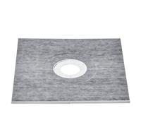 VEVOR Kit de ducha envolvente de 36x36 pulgadas con drenaje central de 6,4 pulgadas, kits de instalación de ducha EPS livianos con 2 paños impermeables, barras inclinadas para plato de ducha para baño