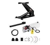 VEVOR Kit de Elevación de Tijera Hidráulica, Kit Estándar de Plataforma Volteo Hidráulico con Unidad de Bomba Hidráulica 12 V, para Remolques de Volteo con Elevadores de Camiones, 1275 x 610 x 300 mm