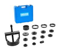 VEVOR Kit de Extracción e Instalación de Bujes y Cojinetes de Rueda, Compatible con la Mayoría de los Vehículos con Tracción Delantera, Fácil Intercambio de Cojinetes sin Necesidad de Prensar
