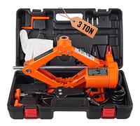 VEVOR Kit de Gato de Tijera Eléctrico 3T Gato Eléctrico para Automóvil 12V Gato Eléctrico para Coche Kit de reparación de Coche con Cable de Alimentación de 3,5m para Sedanes SUV o Cualquier Vehículo