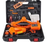 VEVOR Kit de Gato de Tijera Eléctrico 3T para Automóvil 12 V Gato Eléctrico para Coche Elevador Eléctrico Coche con Cable de Alimentación de 3,5 m para Sedanes SUV o Cualquier Vehículo