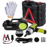 VEVOR Kit de Gato Hidráulico Eléctrico, 5 T Gato Hidráulico Eléctrico 4 Funciones, 12 V Gato Eléctrico para Automóvil Gato Eléctrico, Gato Eléctrico Hidráulico para Sedanes SUV o Cualquier Vehículo