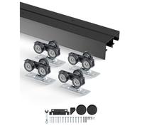 VEVOR YMXT-XC40-4B Kit de Herrajes para Puertas Corredizas, Negro
