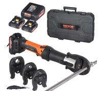 VEVOR Kit de Herramientas para Prensar Tuberías 2 Baterías V15 22 28 Mandíbulas