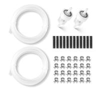 VEVOR Kit de Manguera de Combustible de 5 m, Todo en Uno, para Calentador Diésel de Estacionamiento de 2/5/8 kW, con Dos Mangueras, Dos Filtros, 24 Abrazaderas y Seis Mangueras Flexibles, PU