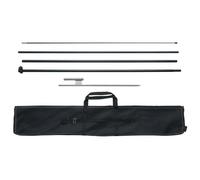 VEVOR Kit de mástil de bandera de plumas, juego de mástil de bandera Swooper de 16,3 pies, mástiles de bandera de señalización para banderas publicitarias comerciales al aire libre, con una estaca de