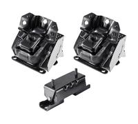 VEVOR Kit de Montaje de Transmisión de Motor, 3 Piezas, Compatible con Chevrolet Silverado 1500 5,3 L V8 2007-2013, Reemplaza OE A5365, A5365, A2638, Soporte Seguro, 220 x 105 x 75 mm, Negro