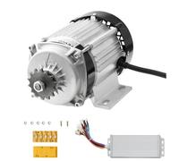 VEVOR Kit de Motor Eléctrico sin Escobillas de CC 750 W: Motor de 48 V y 2700 RPM con Controlador de Velocidad Mejorado para Karts, Bicicletas Eléctricas, Motocicletas y Scooters, 278 x 172 x 155 mm