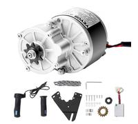 VEVOR Kit de Motor de CC Potente Eléctrico 250 W 24 V 102 x 124 x 130 mm