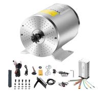 VEVOR Kit de Motor Eléctrico sin Escobillas de CC 1800 W, 48 V y 4500 RPM con Controlador de Velocidad Mejorado, y Kit de Empuñadura del Acelerador para Bicicletas Eléctricas, con Pedal Acelerador