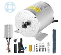 VEVOR Kit de Motor Eléctrico sin Escobillas de CC 3000 W, 72 V y 4900 RPM con Controlador de Velocidad Mejorado y Kit de Empuñadura del Acelerador para Bicicletas Eléctricas, Motocicletas y Scooters