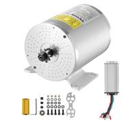 VEVOR Kit de Motor Eléctrico sin Escobillas de CC de 2000 W, 48 V y 4300 RPM con Controlador de Velocidad Mejorado para Karts, Bicicletas Eléctricas, Motocicletas, con Juego de Herrajes de Montaje