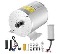 VEVOR Kit de Motor Eléctrico sin Escobillas de CC 2000 W, 48 V y 4300 RPM con Controlador de Velocidad Mejorado y Kit de Empuñadura del Acelerador para Bicicletas Eléctricas, Motocicletas, 4,8 N.m