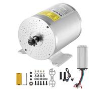 VEVOR Kit de Motor Eléctrico sin Escobillas de CC 2000 W: Motor de 48 V y 4300 RPM con Controlador de Velocidad Mejorado y Kit de Empuñadura del Acelerador para Bicicletas Eléctricas, Motocicletas