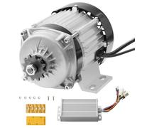 VEVOR Kit de Motor Eléctrico sin Escobillas de CC 500 W: Motor de 48 V y 2700 RPM con Controlador de Velocidad Mejorado para Karts, Bicicletas Eléctricas, Motocicletas y Scooters, 240 x 172 x 155 mm
