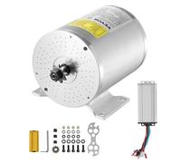 VEVOR Kit de Motor Eléctrico sin Escobillas de CC de 2000 W, 48 V y 4300 RPM con Controlador de Velocidad Mejorado para Karts, Bicicletas Eléctricas, Motocicletas, con Juego de Herrajes de Montaje