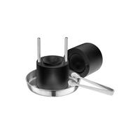 VEVOR Kit de Prensa para Bolas de Hielo Molde de Aluminio de Aviación para Cubitos de Hielo Máquina para Hacer Bolas de Hielo Redondas de 60 mm para Whisky, Cócteles en Fiestas, Días Festivos