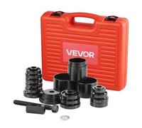 VEVOR Kit de Prensa Resistente para Cojinetes de Rueda, 23 uds, para Extracción e Instalación de Cojinetes de Tracción Delantera, con Tornillo Deslizante, Bujes, Placas de Manguito y Estuche