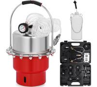 VEVOR Kit de Probador de Compresión de Presión de Vacio Freno Purgador de Frenos de Aire 10-40 psi Purgador de Frenos de Automóvil 1.3 Galones Purga de Frenos 10-40 psi