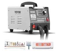 VEVOR Kit de Reparación de Abolladuras con Soldador de Pernos 1,8 kW Máquina Extractora de Abolladuras con Soldadura por Puntos 7 Modos para Reparación de Abolladuras de Automóviles, Camiones
