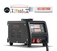 VEVOR Kit de Reparación de Abolladuras con Soldador de Pernos 3 kW Extractor de Abolladuras con Soldador por Puntos con Soldadura Automática y Manual 9 Modos Máquina Extractora de Abolladuras