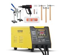 VEVOR Kit de Reparación de Abolladuras con Soldador de Pernos 300 W Modo de Soldadura Automático y Manual Máquina de Reparación de Abolladuras con Soldadura por Puntos para Carrocerías de Automóviles