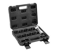 VEVOR Kit de Restaurador de Roscas Métricas 10 PCS Herramienta para Restaurar Roscas Métricas con Barra de Extensión, Llave Hexagonal y Estuche de Almacenamiento para Husillos de Eje Dañados