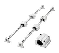 VEVOR Kit de Riel de Guía Lineal SFC25 2 Rieles 1000mm con 4 Bloques Deslizantes con Cojinetes, para Guías de Fresadoras, Tornos de Máquinas de Grabado DIY, Placa Basculante de Entrenamiento DIY