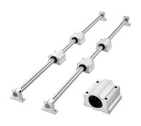 VEVOR Kit de Riel de Guía Lineal SFC25 2 Rieles 1000mm con 4 Bloques Deslizantes con Cojinetes, para Guías de Fresadoras, Tornos de Máquinas de Grabado DIY, Placa Basculante de Entrenamiento DIY