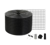 VEVOR Kit de Rollo de Protección para Pájaros 20,3cm x 30,5m Kit de Alambre contra Pájaro para Panel Solar con 70 Sujetadores 50 Bridas de Amarre Juego de Rollo de Protección con Revestimiento de PVC