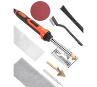 VEVOR Kit de Soldador de Plástico de Doble Potencia de 60 W/100 W con 3 Puntas de Soldadura y 20 Varillas de Soldadura, para Parachoques de Automóviles, Dispositivos Electrónicos, 210 x 31 x 34 mm