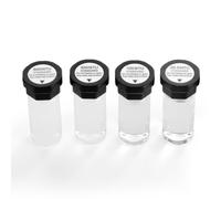 VEVOR Kit de Solución de Calibración de Turbidez, 20/100/400/800 NTU, 20 ml, 4 uds, para Turbidímetro TN1000, Inserto Protector a Prueba de Golpes, Diseño de Botella Sellada, 30 x 30 x 70 mm