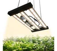 VEVOR Lámpara de Crecimiento LED para Cultivo, 200 W, Espectro Completo | Para Plantas de Interior en Carpa de Cultivo de 60x60 cm, 400-740 nm, brillo ajustable, para Germinar Semillas de Hortalizas