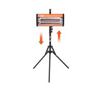 VEVOR Lámpara de Curado Pintura Infrarroja de Soporte 2000 W 695 x 605 x 1970 mm