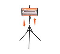 VEVOR Lámpara de Curado por Infrarrojos, Uso Dual de Mano/Soporte, 2000 W 0-90 Min, para Coche con Calefacción Automática, Calentadores de Cabina de Horneado en Aerosol de 0,33 ㎡, 695 x 605 x 1970 mm