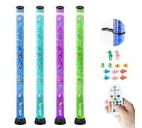 VEVOR Lámpara Sensorial de Burbujas 1,5 m 10 Peces Flotantes 16 Efectos de Color