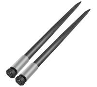 VEVOR Lanza de Heno con Estabilizador con Capacidad de 1,814 kg, Lanza de Bala de Heno, Conexión Rápida de Heno Bala con Longitud de 124,46 cm, Accesorios de Tractor Heno Instalar en Tractor