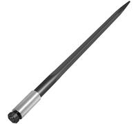 VEVOR Lanza para Heno de 99 cm, Lanza para Pacas de Heno de Capacidad de 1633 kg, Horquillas para Pacas con Revestimiento con Tuerca Hexagonal y Manguito para Baldes, Tractores y Cargadores, Negro